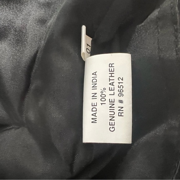 Saguaro West Trading Co Youth Black Suede Leather Vest Size XXL Western Cowboy - Picture 6 of 7